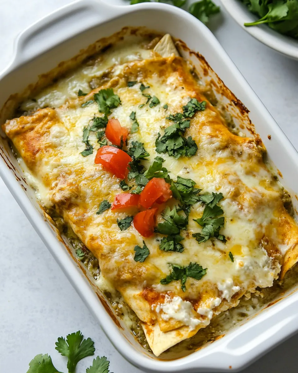 Delicious Cream Cheese Enchiladas shot