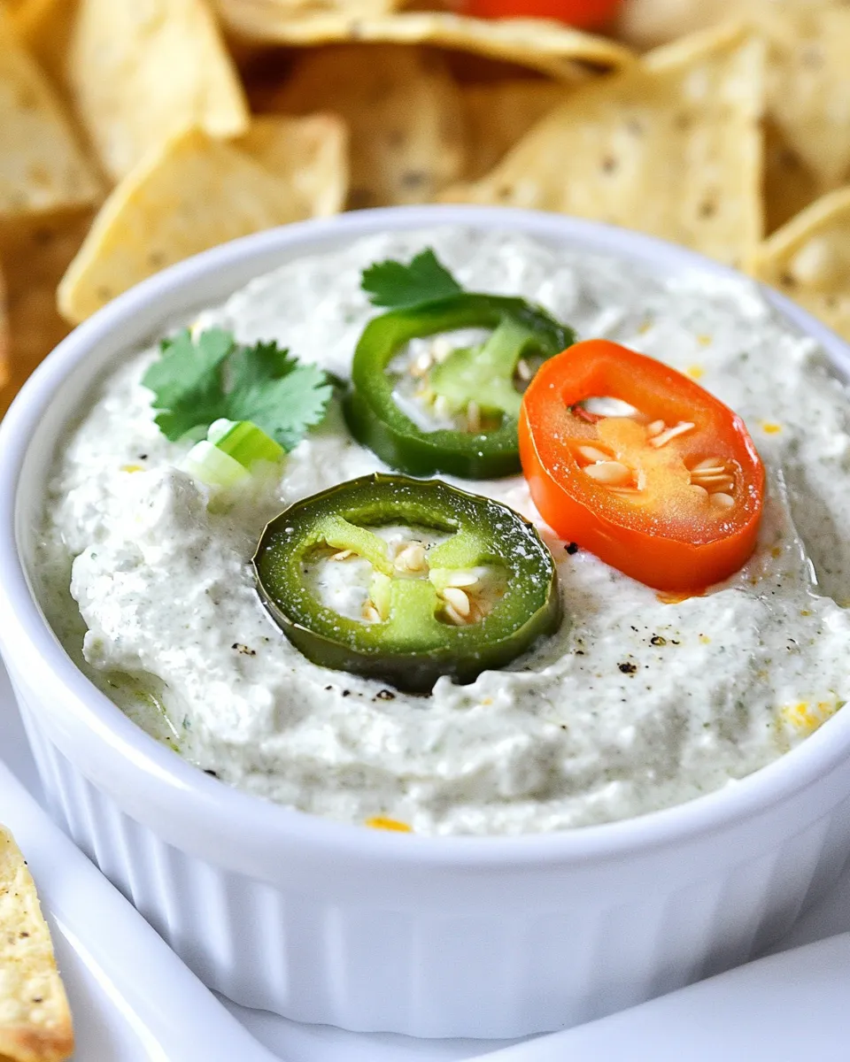 Delicious Cream Cheese Jalapeno Dip shot