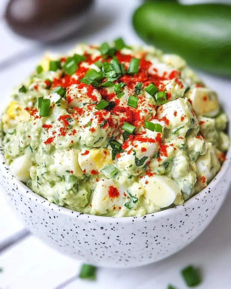 Homemade Creamy Avocado Egg Salad photo