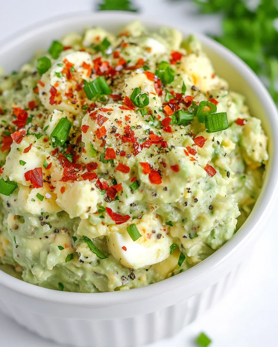 Classic Creamy Avocado Egg Salad image
