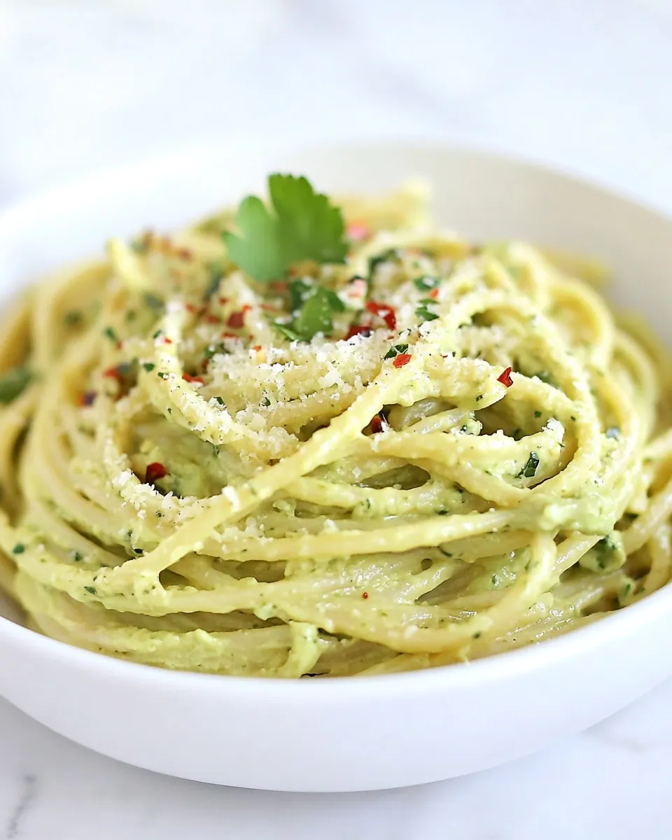 Best Creamy Avocado and Gouda Cheese Pasta dish photo