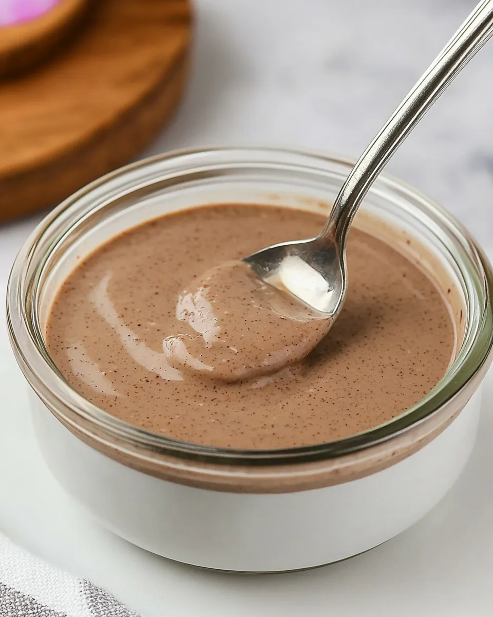 Delicious Creamy Balsamic Dressing shot