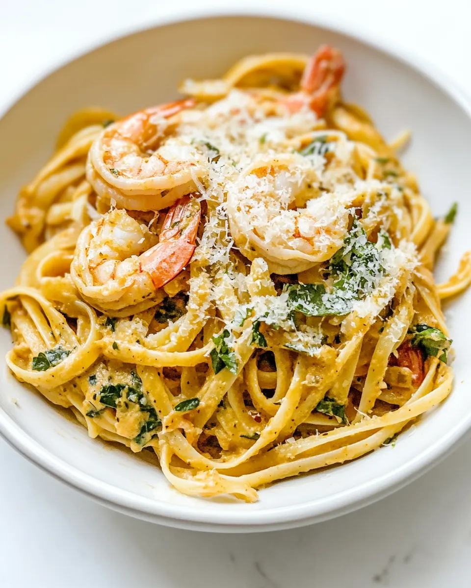 Delicious Creamy Cajun Shrimp Pasta image