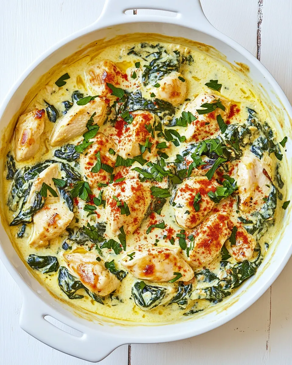 Classic Creamy Chicken Florentine image