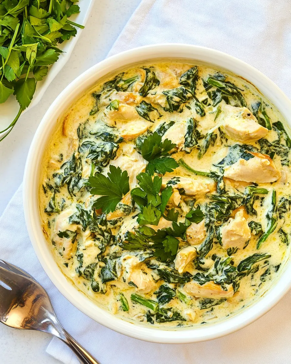Easy Creamy Chicken Florentine recipe photo