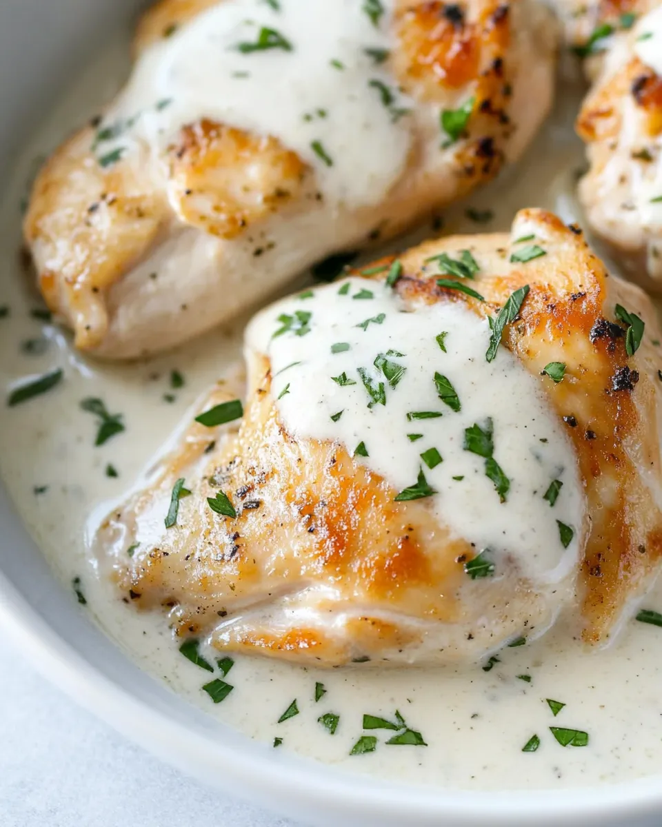 Classic Creamy Garlic Herb Chicken image