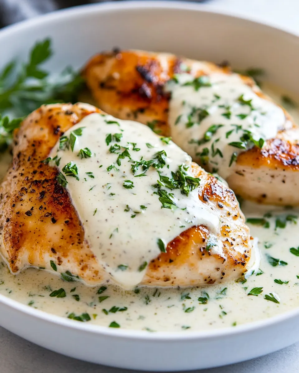 Easy Creamy Garlic Herb Chicken recipe photo