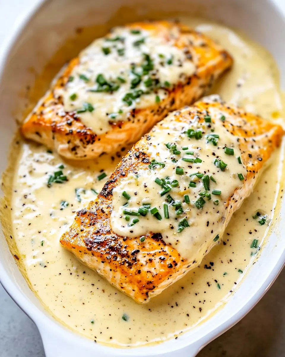 Easy Creamy Garlic Parmesan Salmon recipe photo