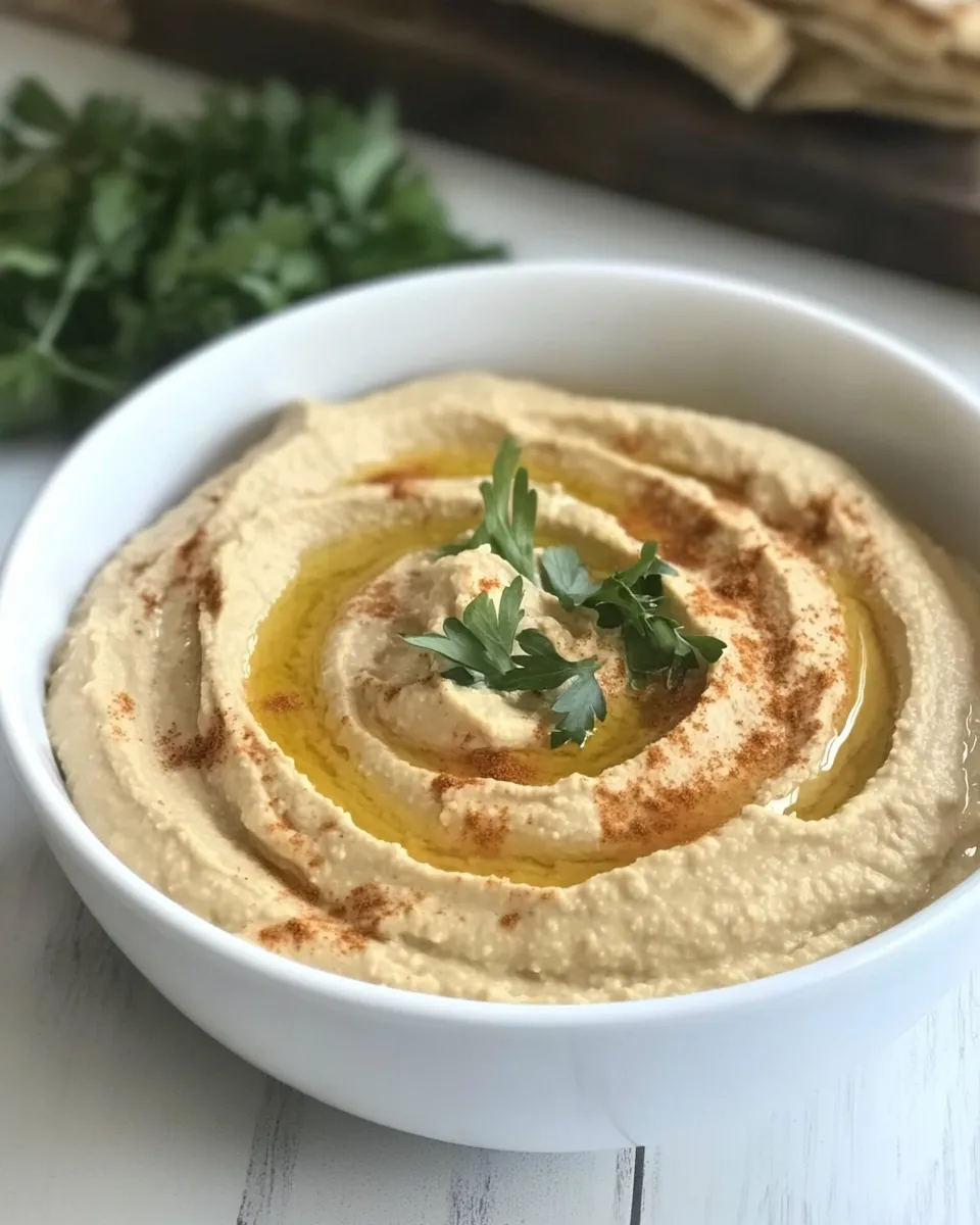 Easy Creamy Hummus from Scratch recipe photo