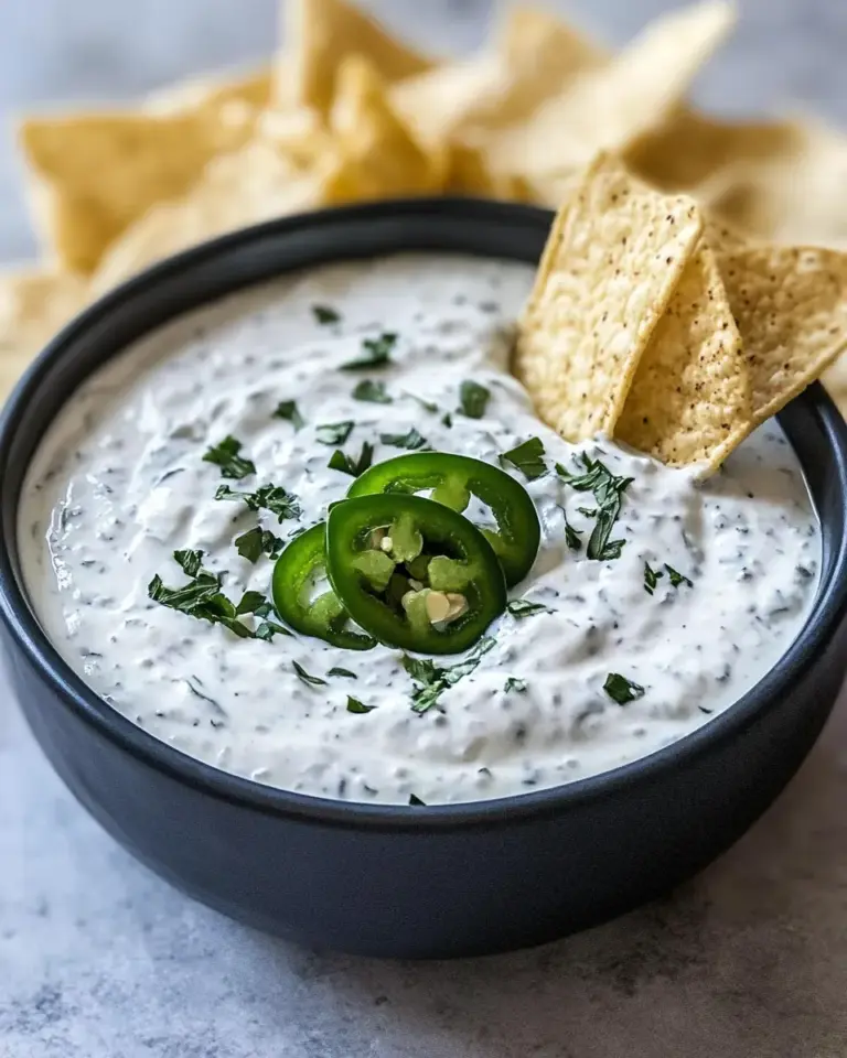 Homemade Creamy Jalapeo Dip photo