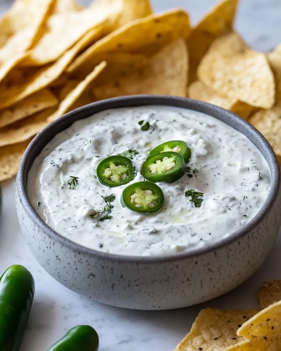 Classic Creamy Jalapeo Dip image