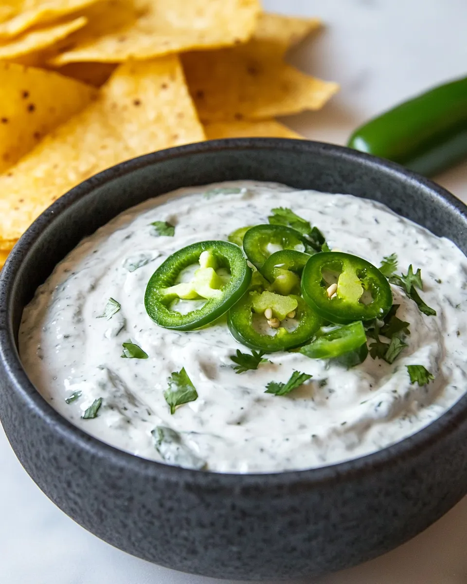 Easy Creamy Jalapeo Dip recipe photo