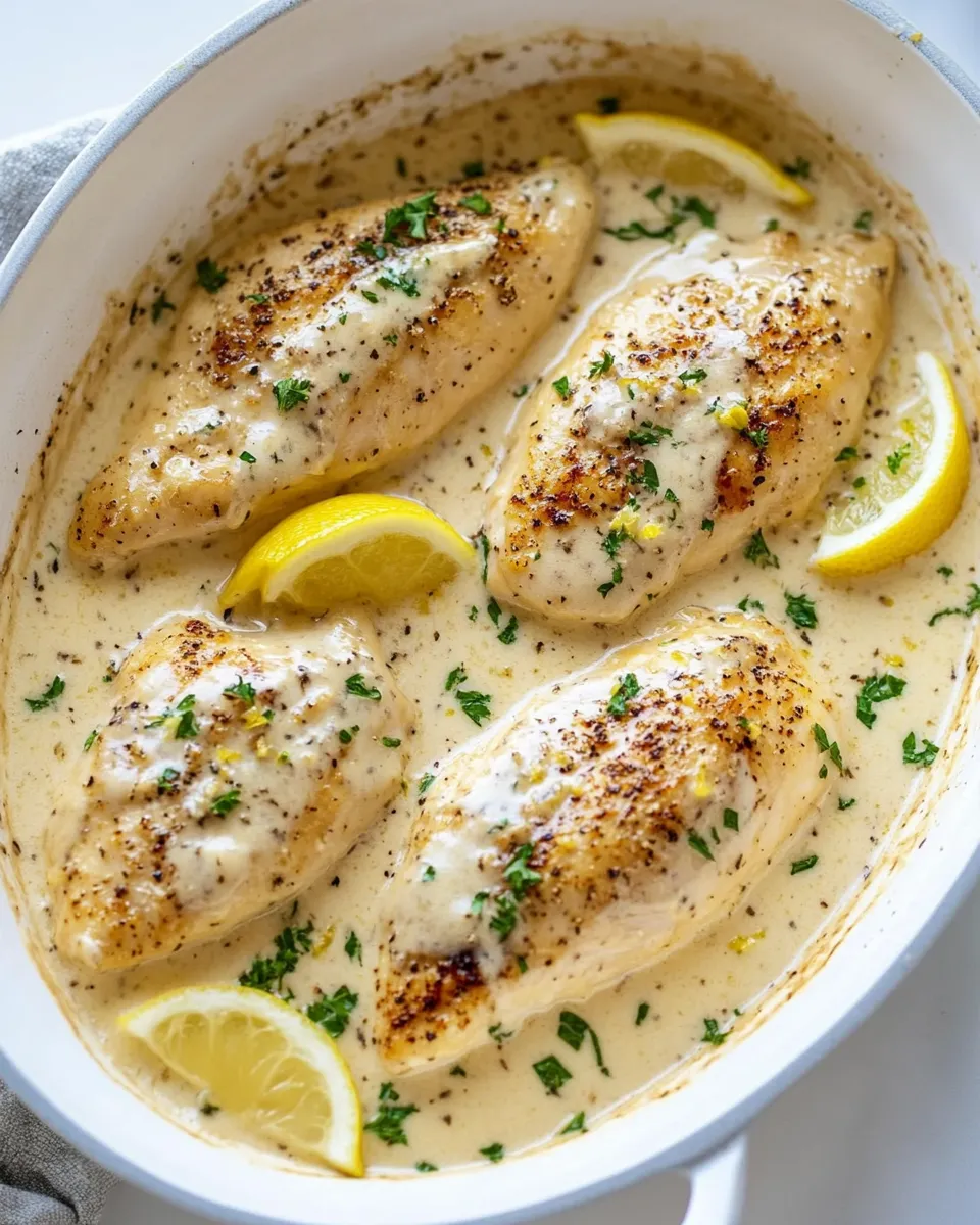 Classic Creamy Lemon Parmesan Chicken image