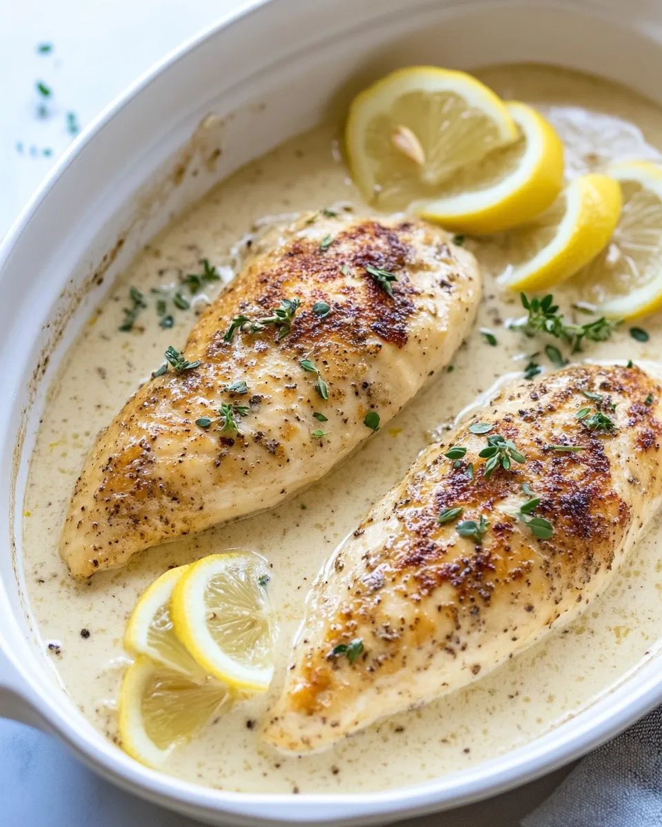 Easy Creamy Lemon Parmesan Chicken recipe photo