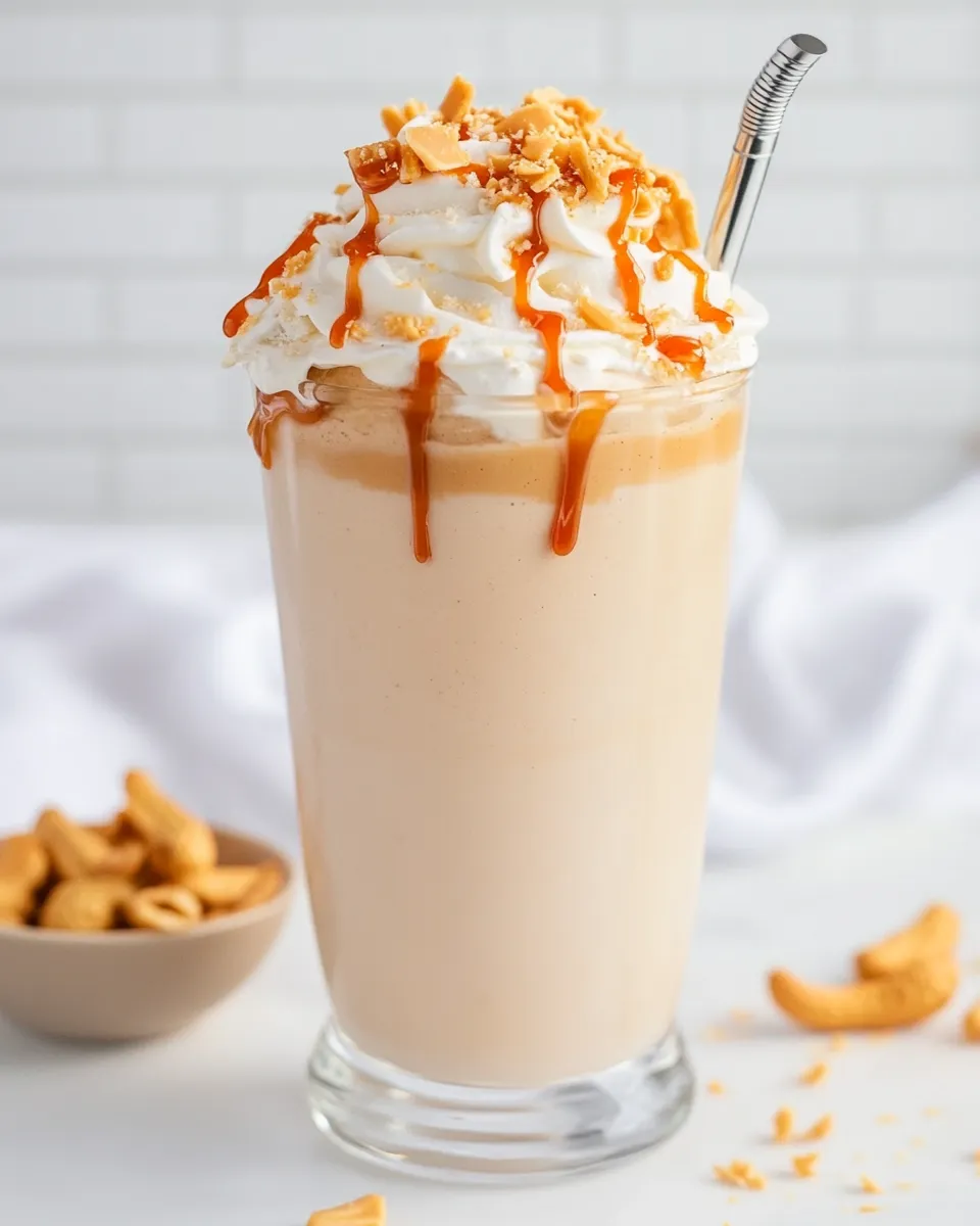Classic Creamy Peanut Butter Milkshake image