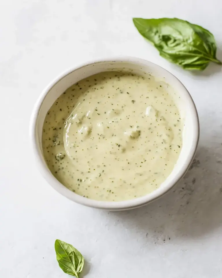 Homemade Creamy Pesto Dressing photo