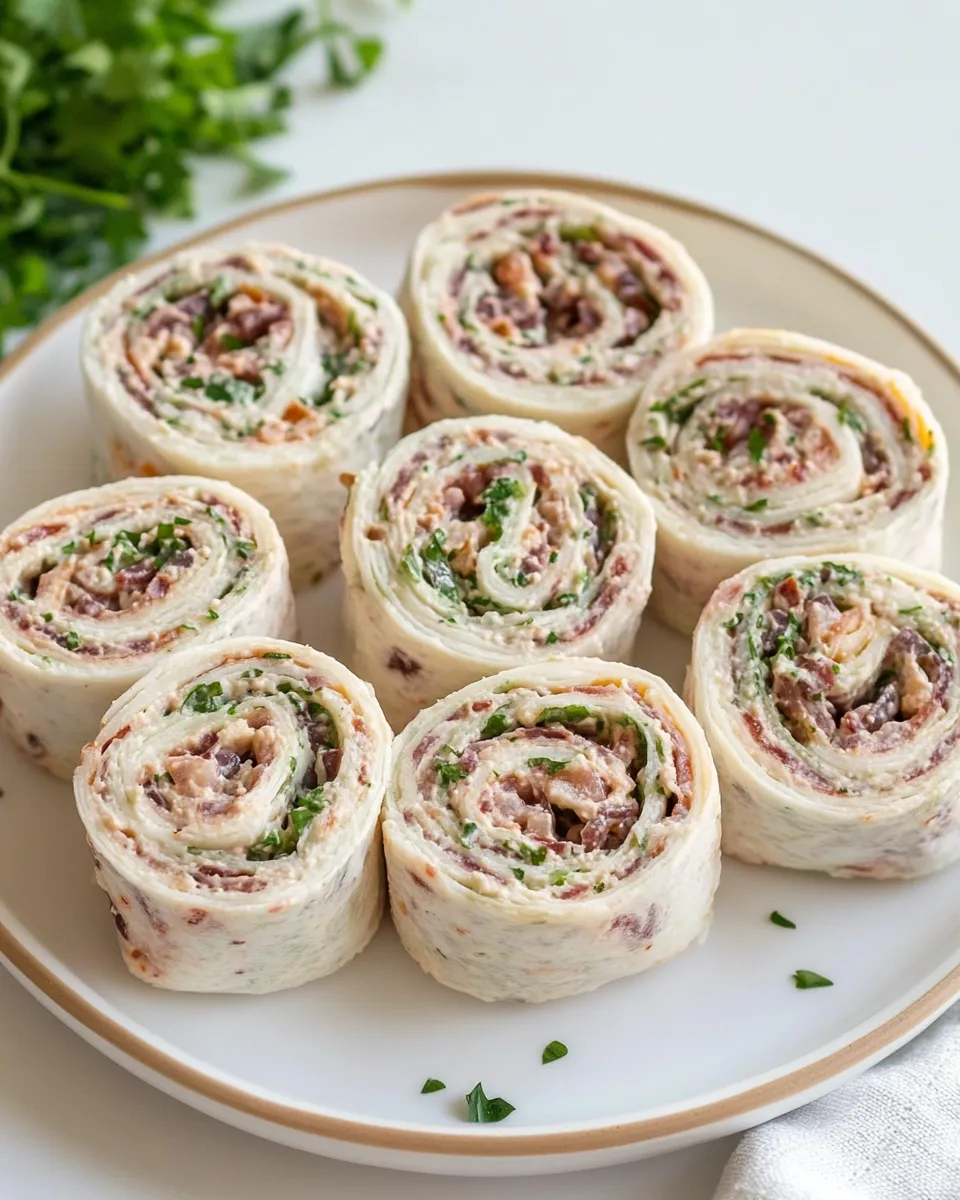 Easy Creamy Salsa Pinwheels recipe photo