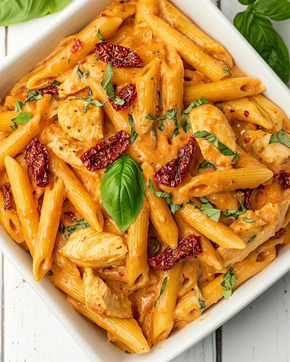 Easy Creamy Sun-Dried Tomato Chicken Pasta (Gluten-Free, Dairy-Free) photo
