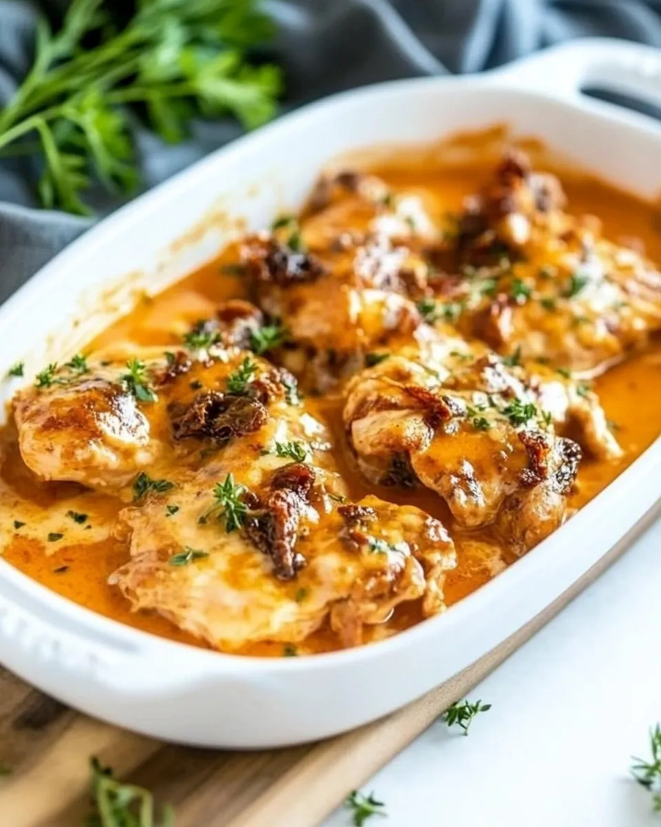 Homemade Creamy Sun Dried Tomato Chicken photo