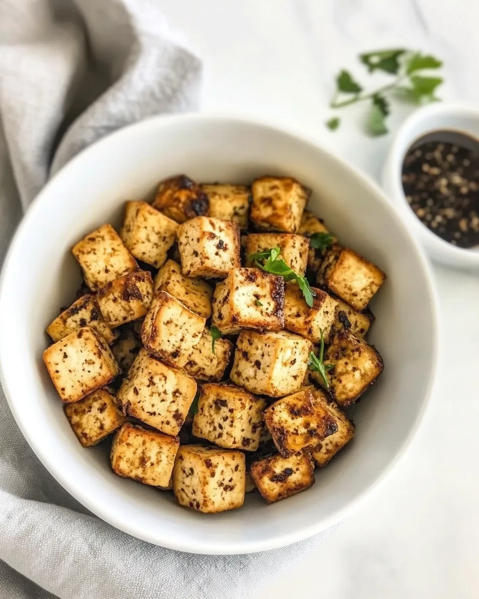 Homemade Crispy Air-Fried Tofu photo