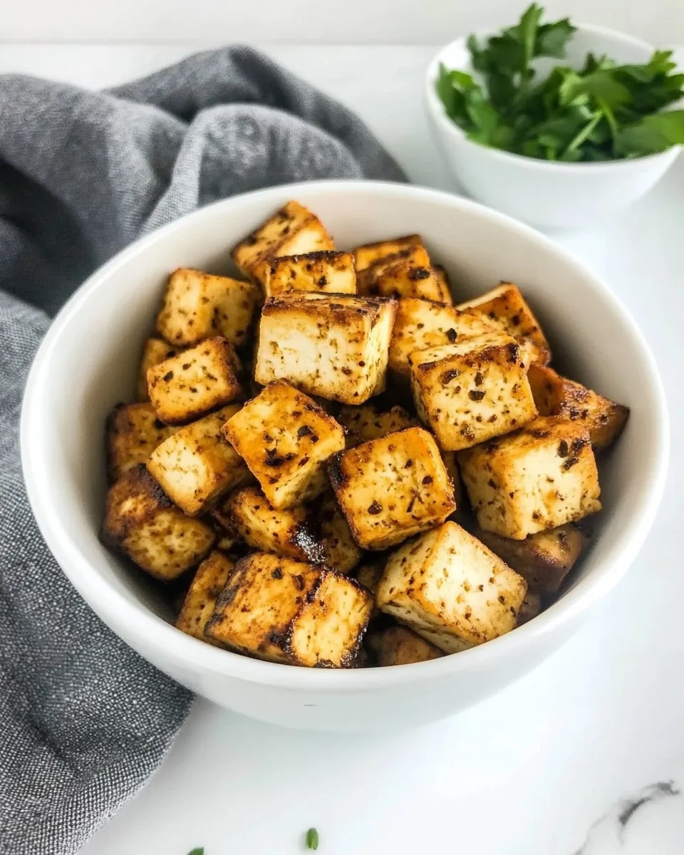 Easy Crispy Air-Fried Tofu recipe photo