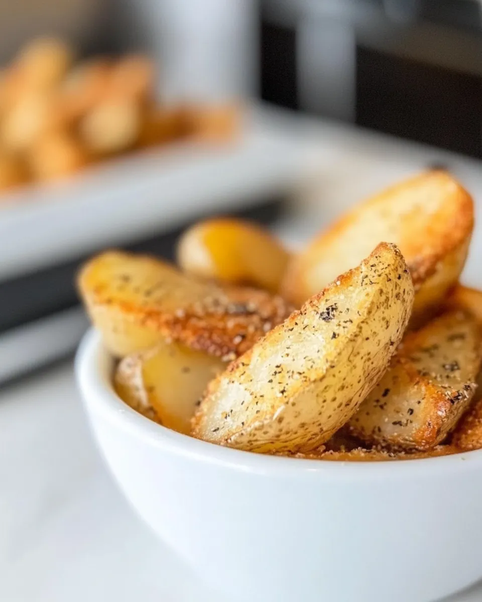 Delicious Crispy Air Fryer Potato Wedges recipe photo