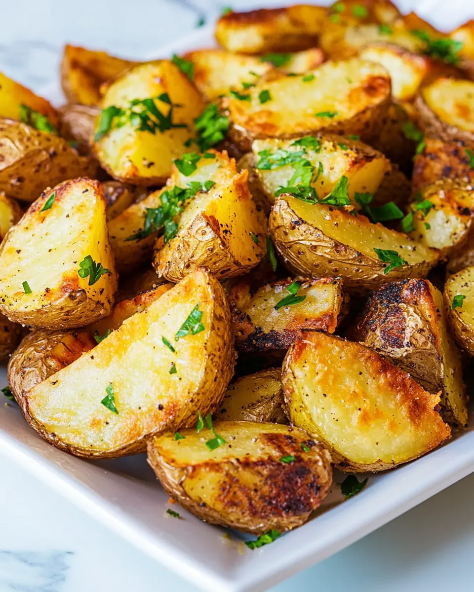 Delicious Crispy Air Fryer Potatoes shot