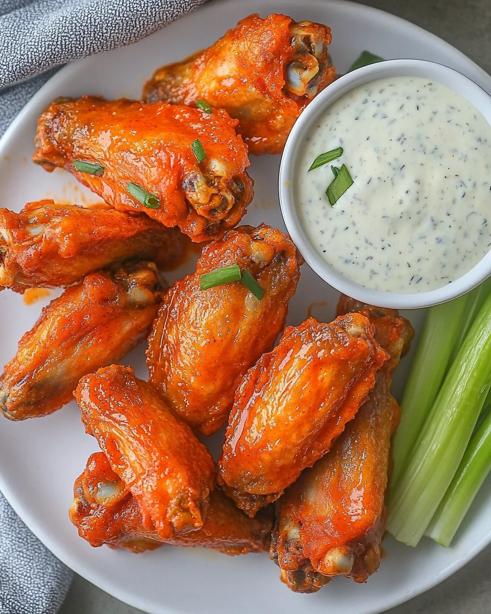 Homemade Crispy Buffalo Wings Recipe photo