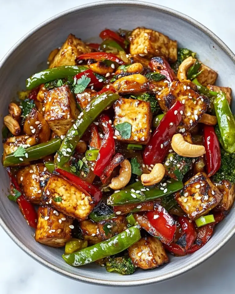 Homemade Crispy Cashew Tofu photo
