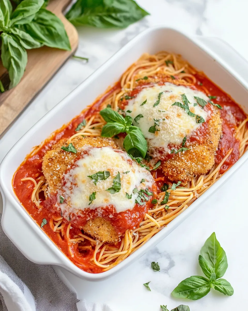 Easy Crispy Chicken Parmesan Recipe shot