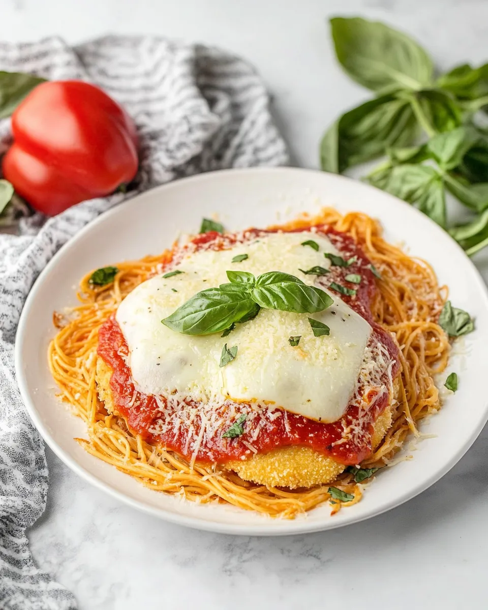 Delicious Crispy Chicken Parmesan Recipe dish photo