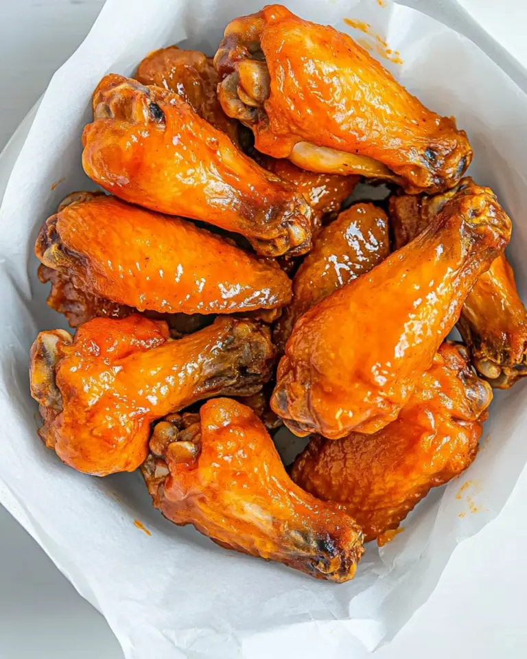 Homemade Crispy Oven Baked Chicken Wings photo