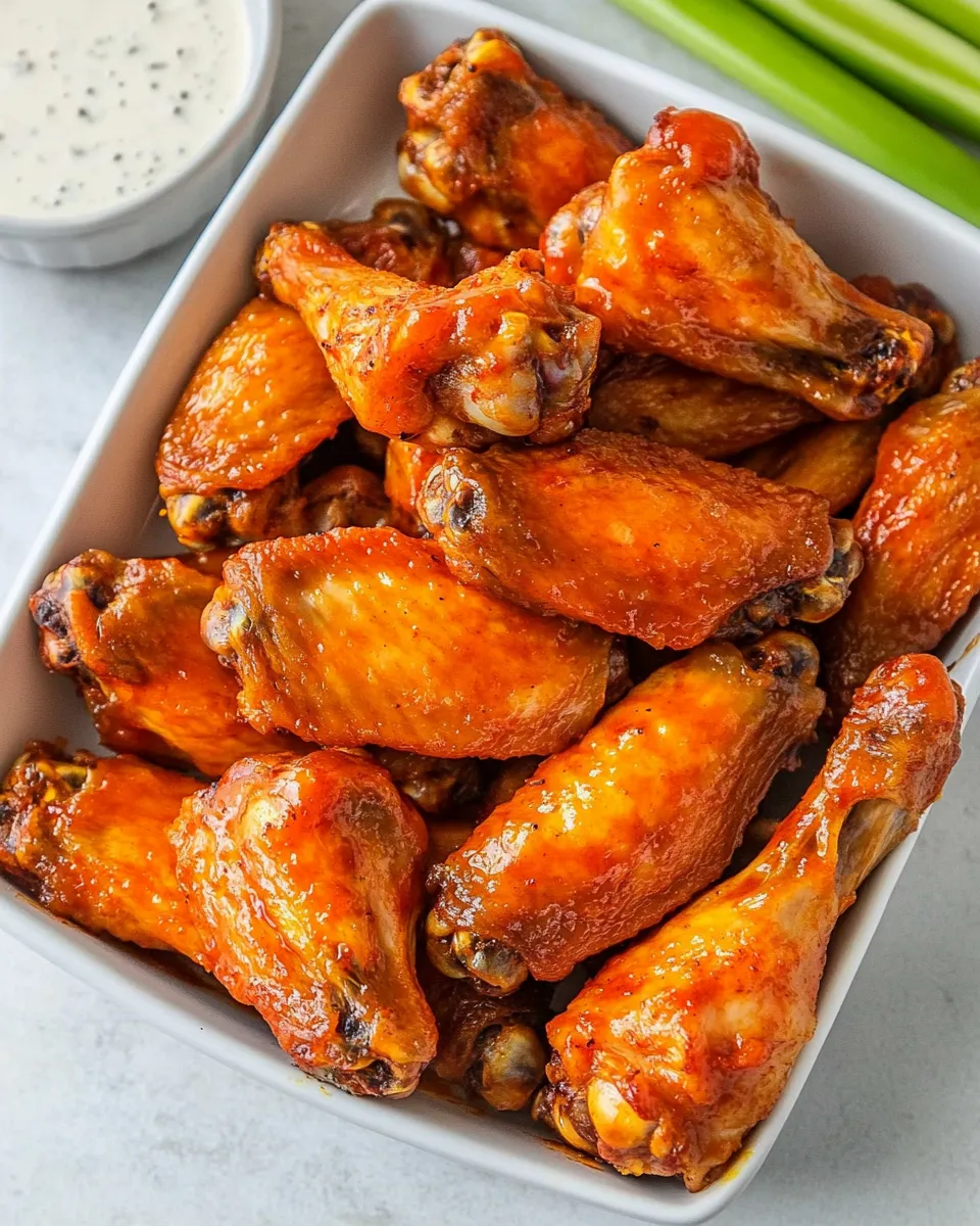 Classic Crispy Oven Baked Chicken Wings image