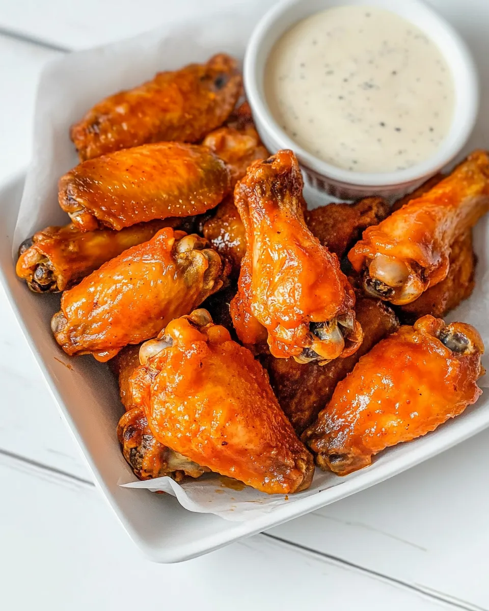 Easy Crispy Oven Baked Chicken Wings recipe photo