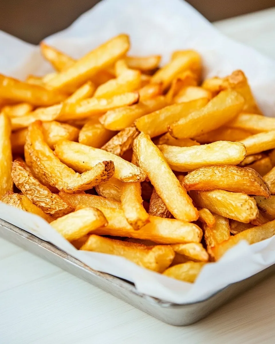 Delicious Crispy Oven Fries shot