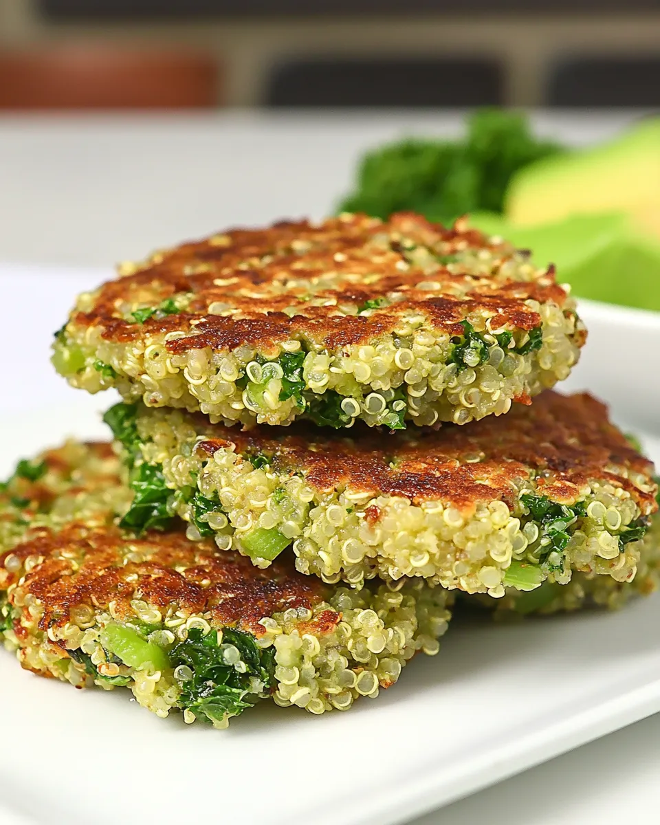 Homemade Crispy Quinoa & Kale Fritters photo
