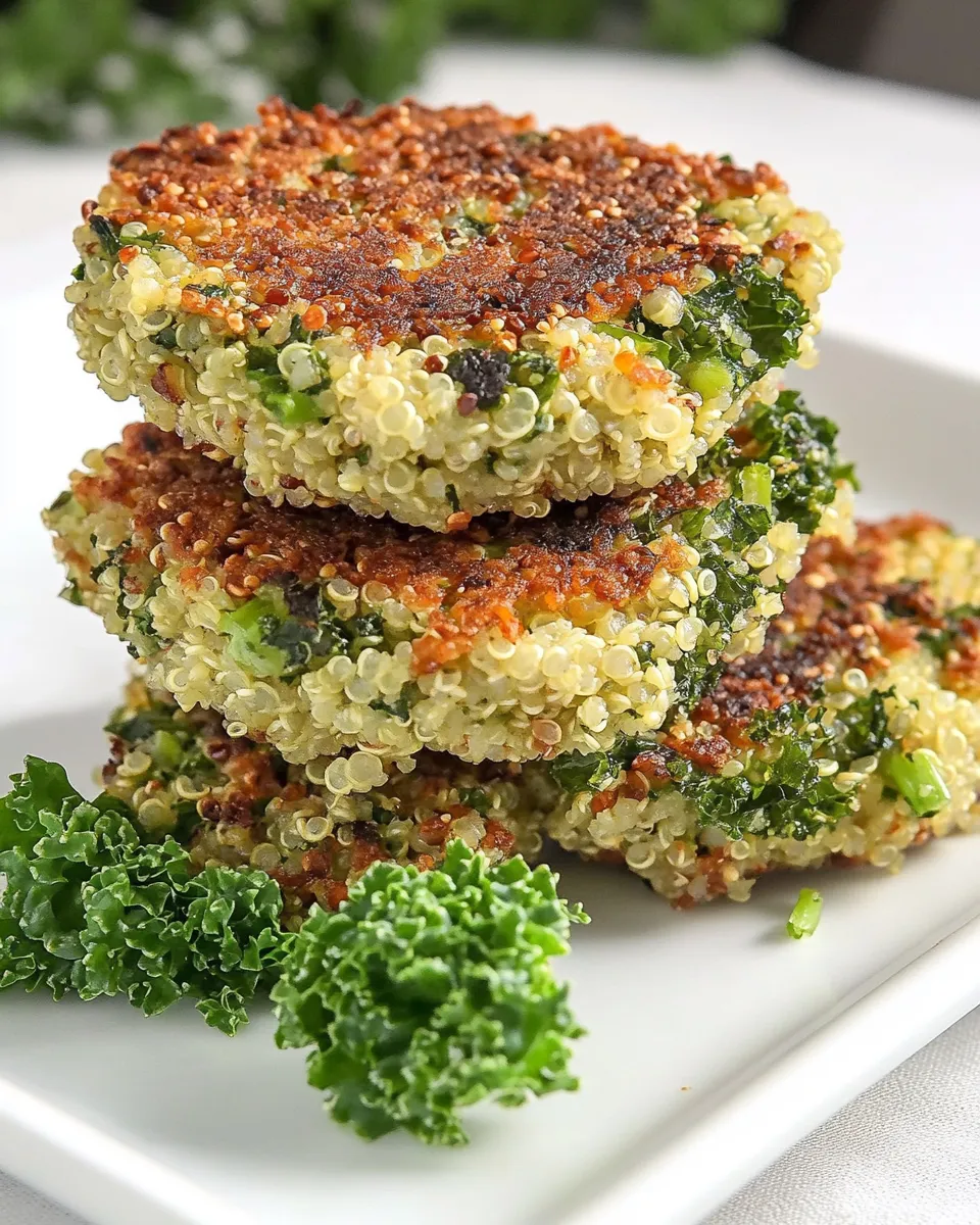 Delicious Crispy Quinoa & Kale Fritters image