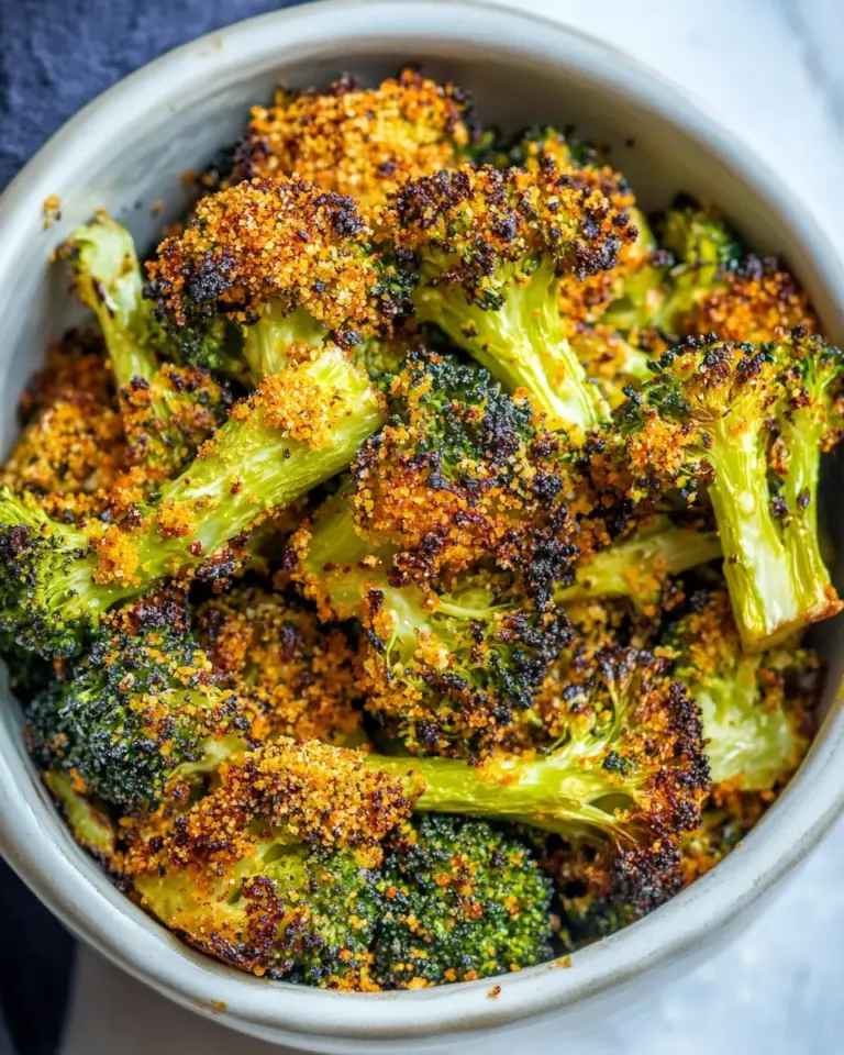 Easy Crispy Vegan Cheesy Roasted Broccoli photo