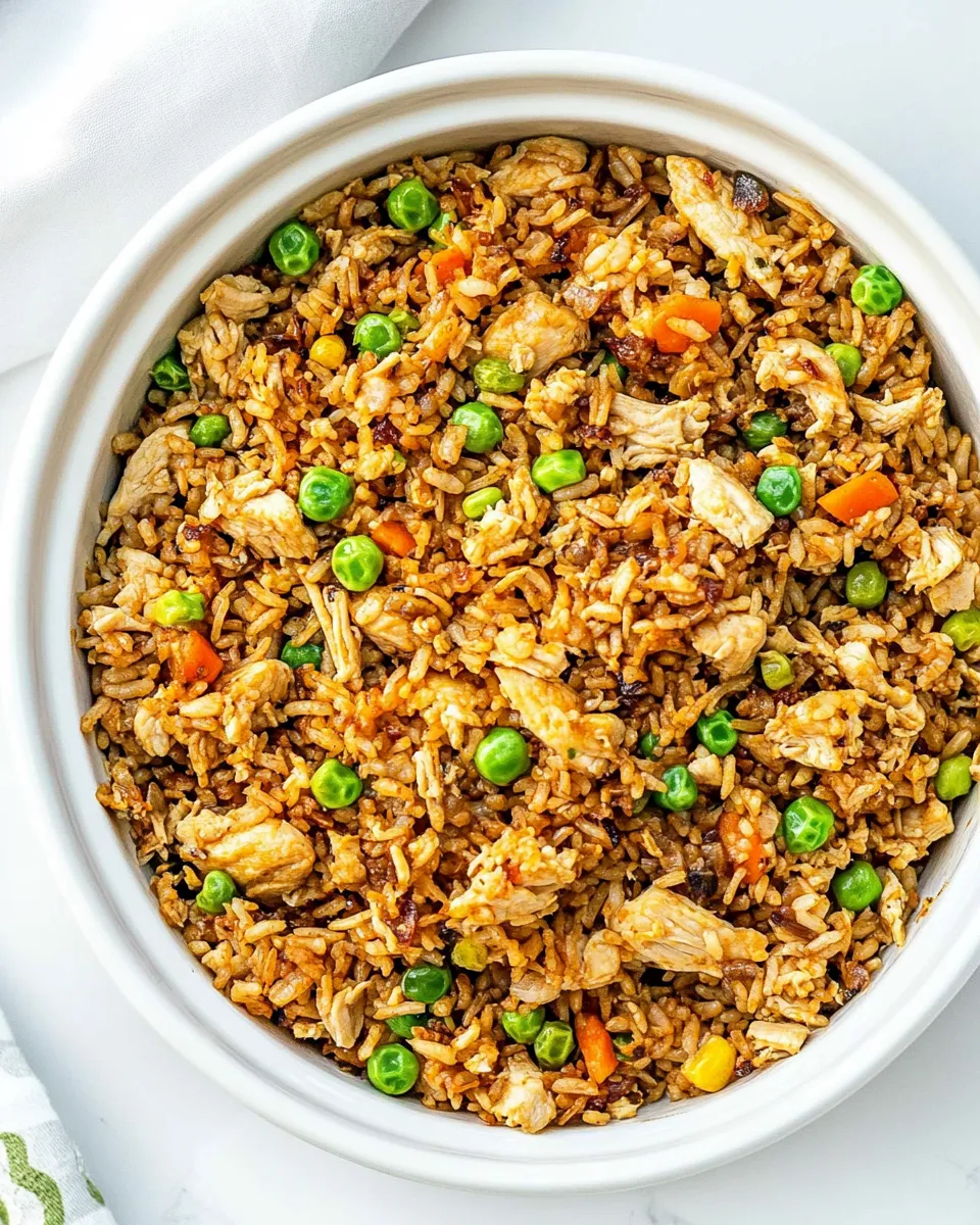 Homemade Crockpot Chicken Fried Rice photo