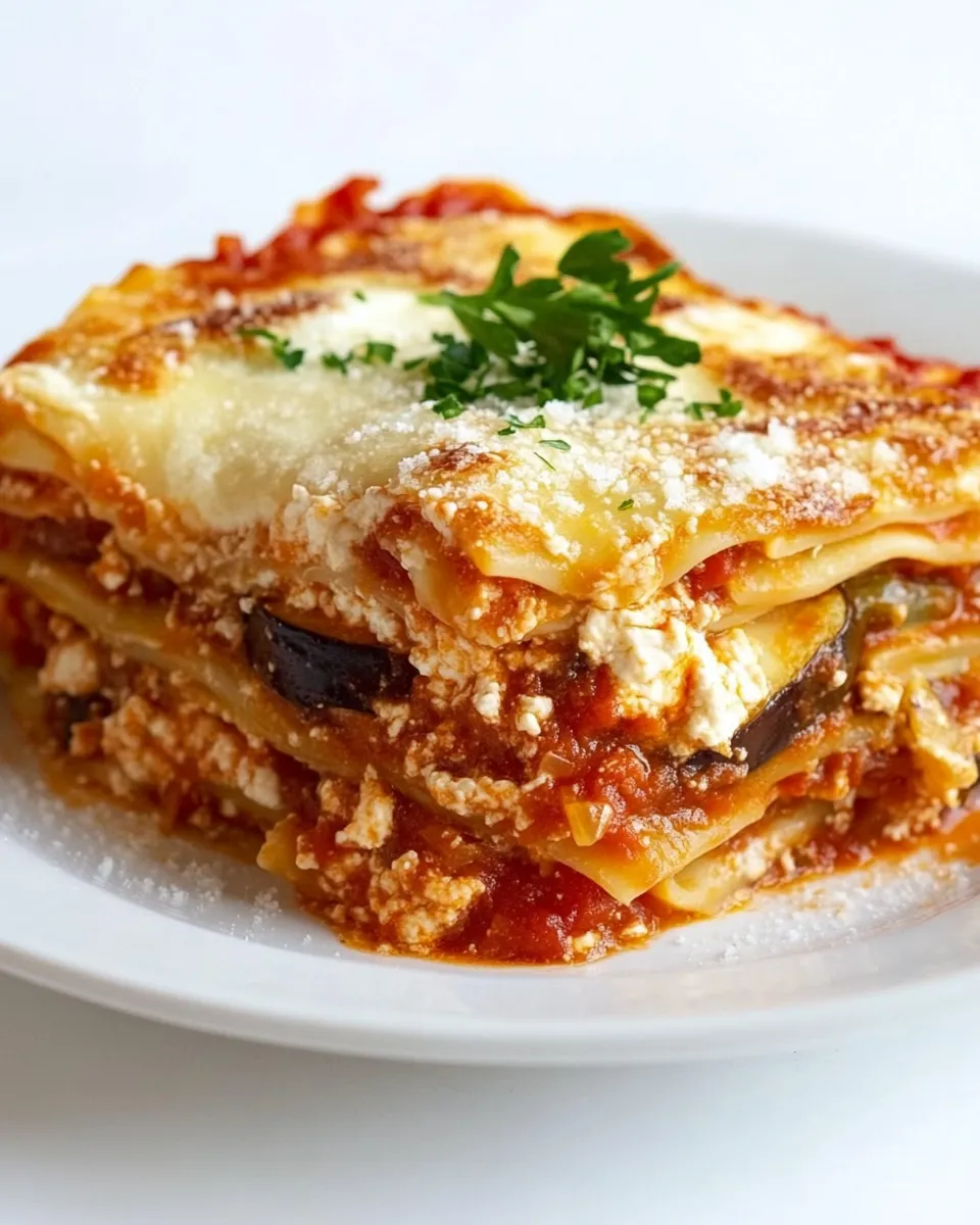 Classic Crockpot Eggplant Lasagna image