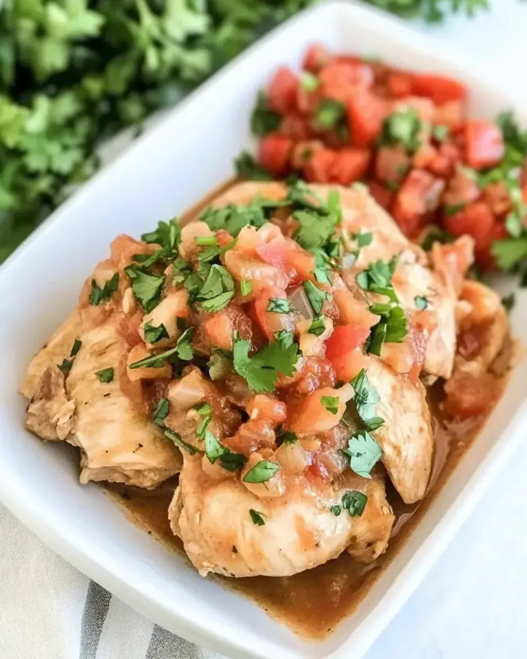 Easy Crockpot Salsa Chicken photo