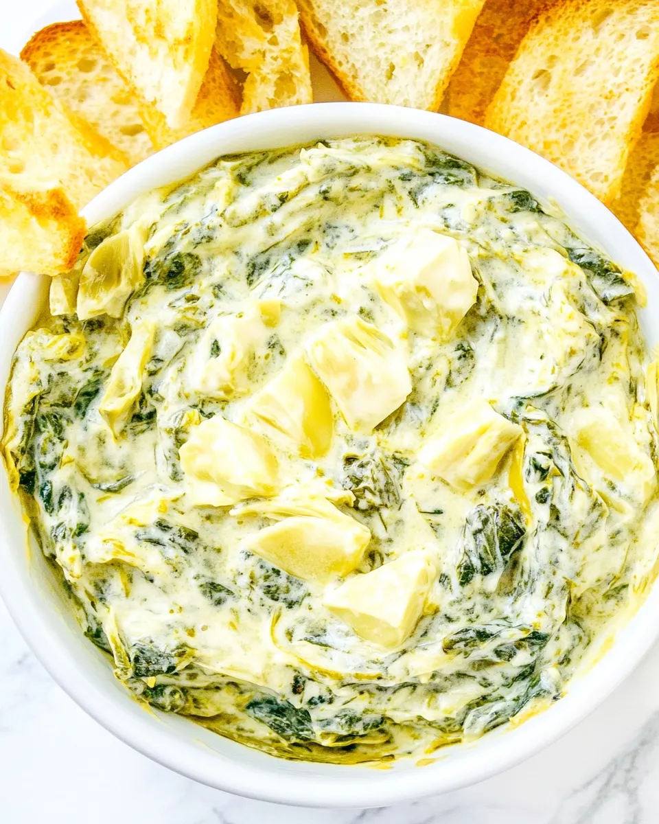 Classic Crockpot Spinach Artichoke Dip image