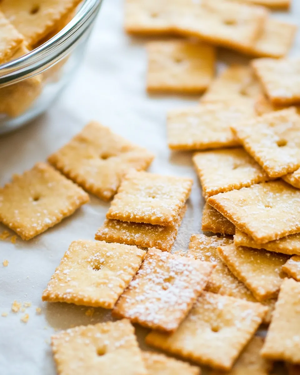 Homemade Crunchy Sourdough Discard Crackers photo