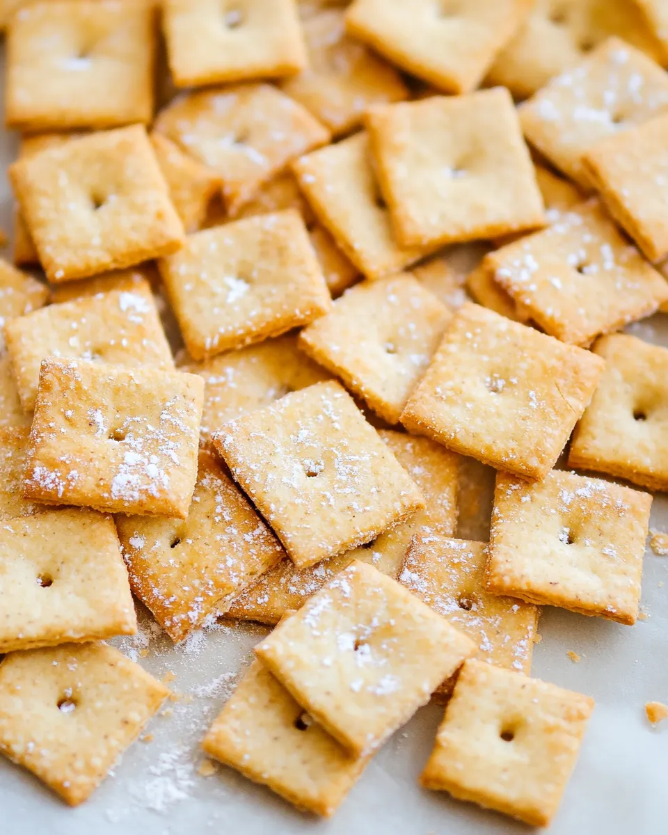 Easy Crunchy Sourdough Discard Crackers recipe photo
