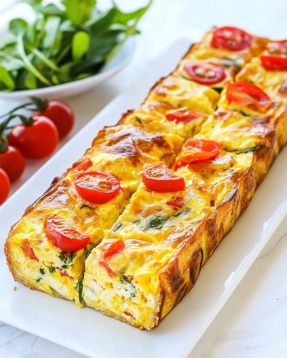 Classic Crustless Quiche Loaf image