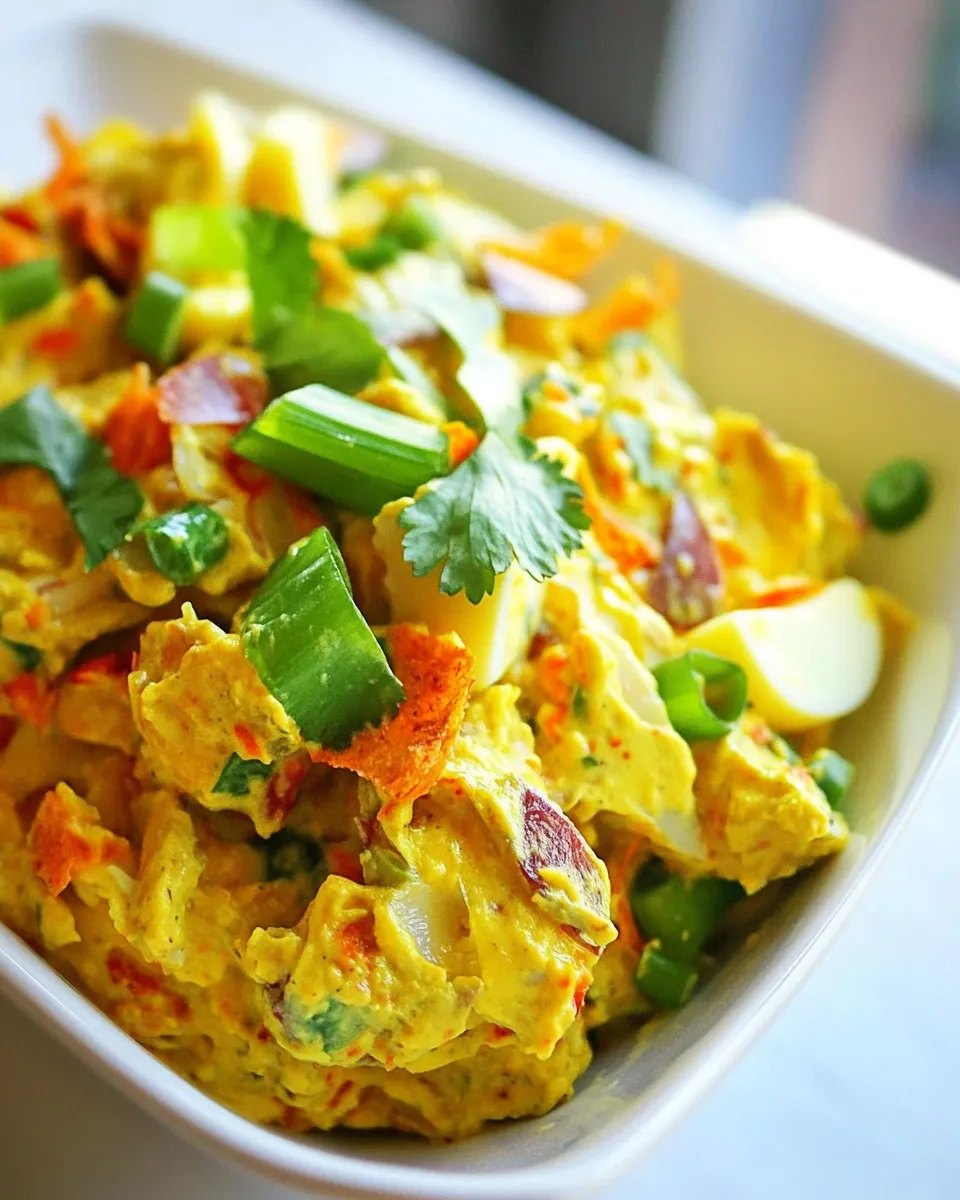 Easy Curried Egg Salad recipe photo