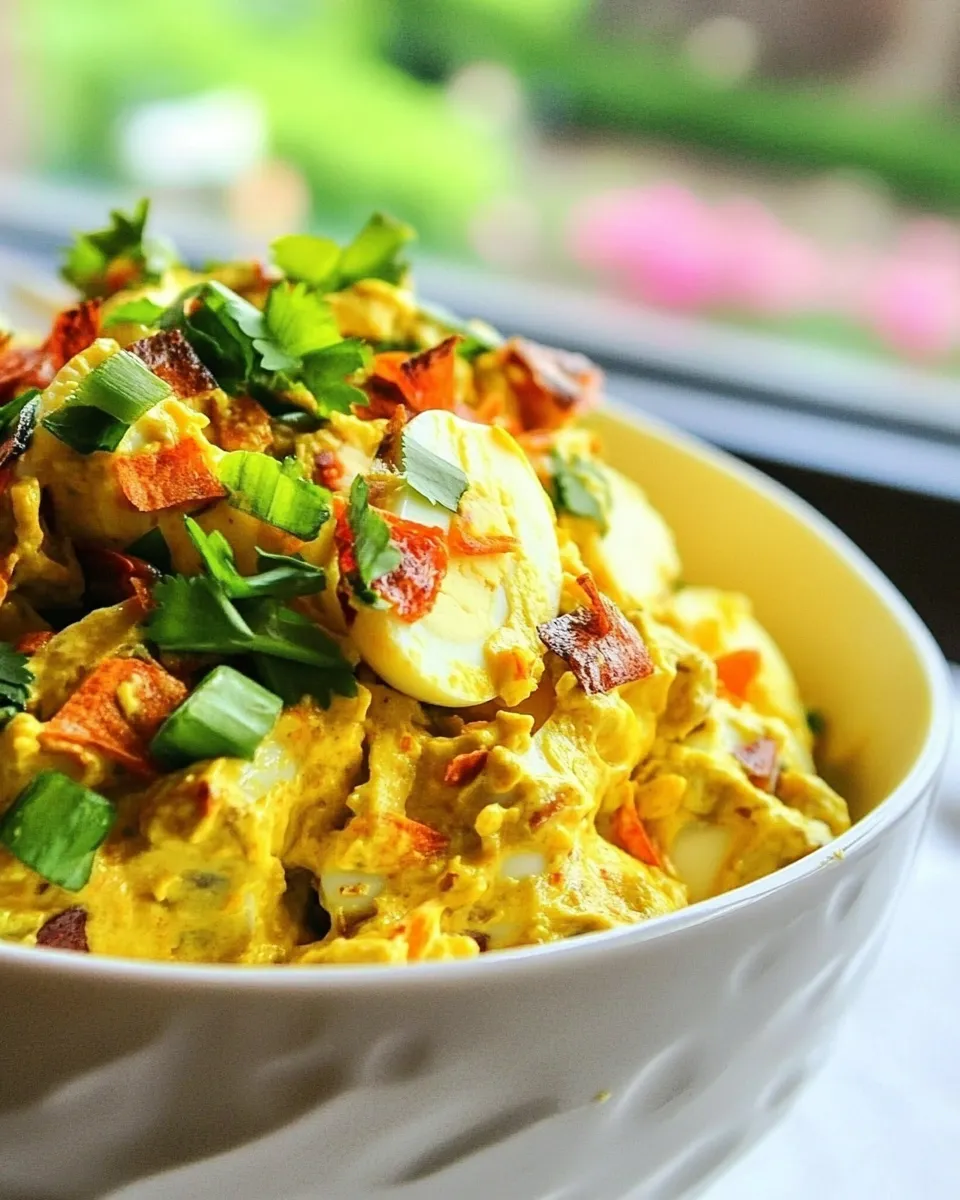 Delicious Curried Egg Salad dish photo