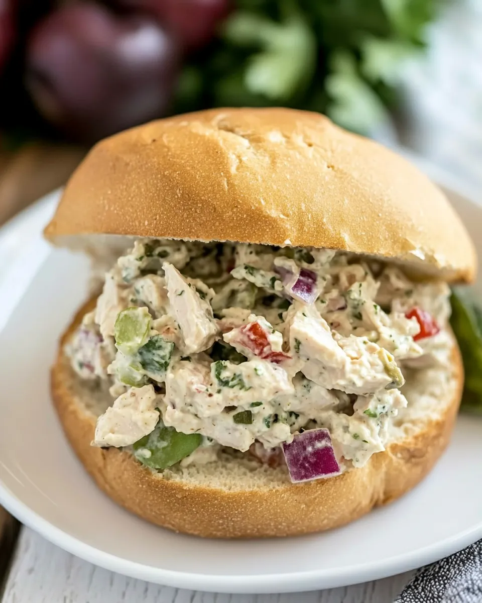 Easy Curried Turkey Salad Sandwich photo