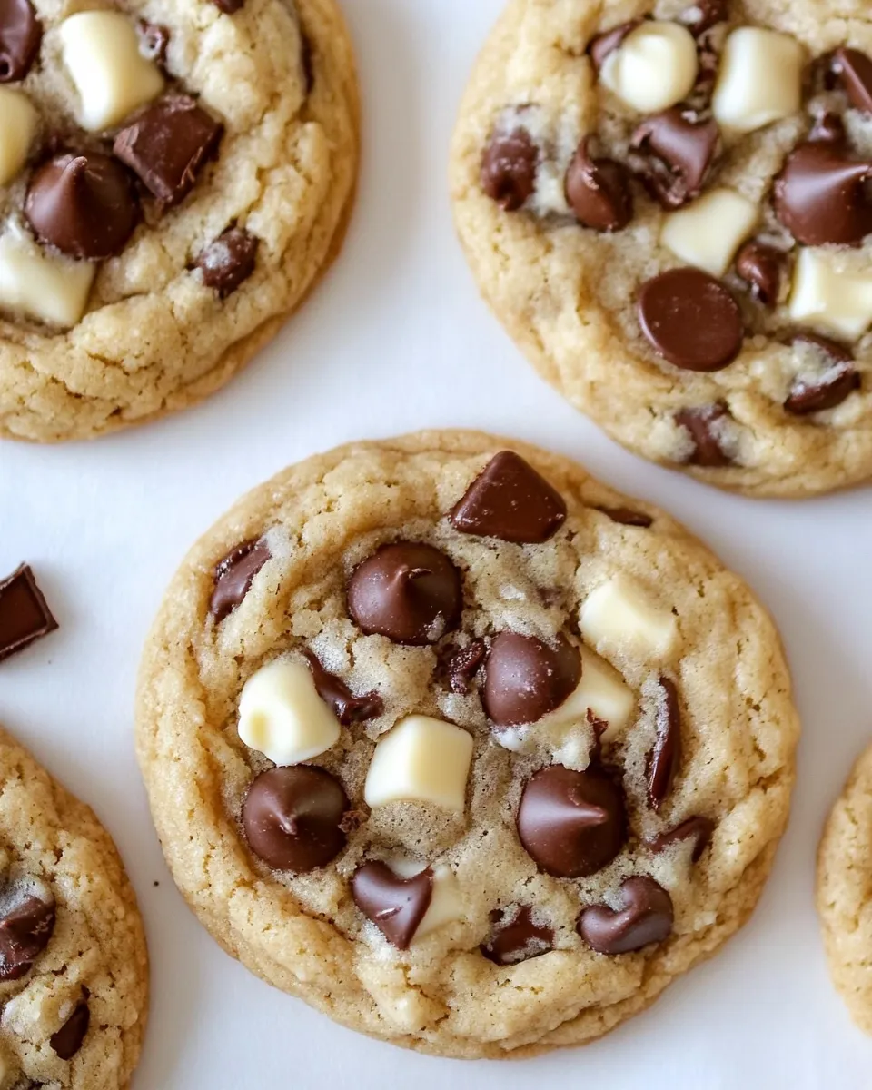 Classic Dark And White Chocolate Cookies image