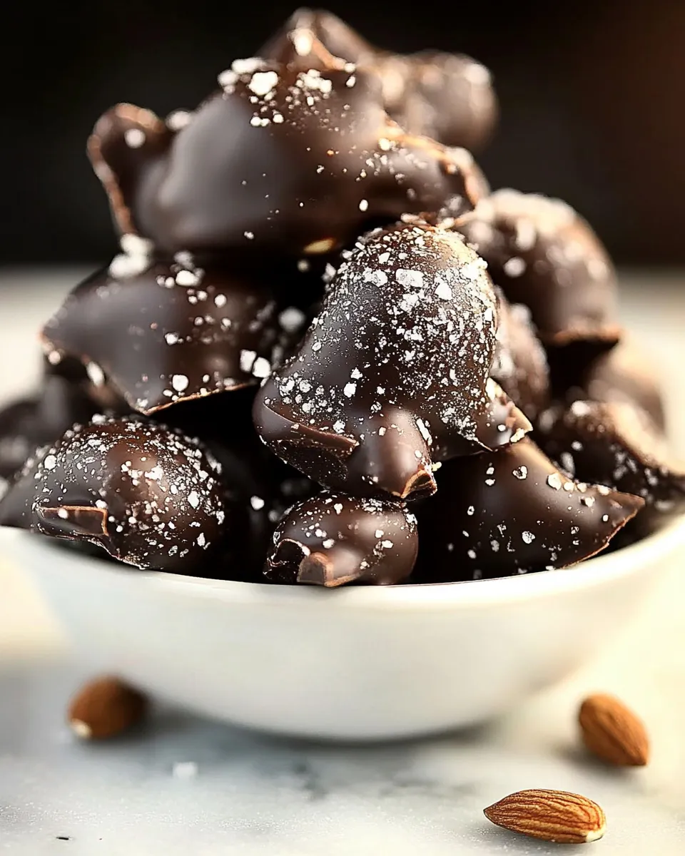 Homemade Dark Chocolate Nut Clusters photo